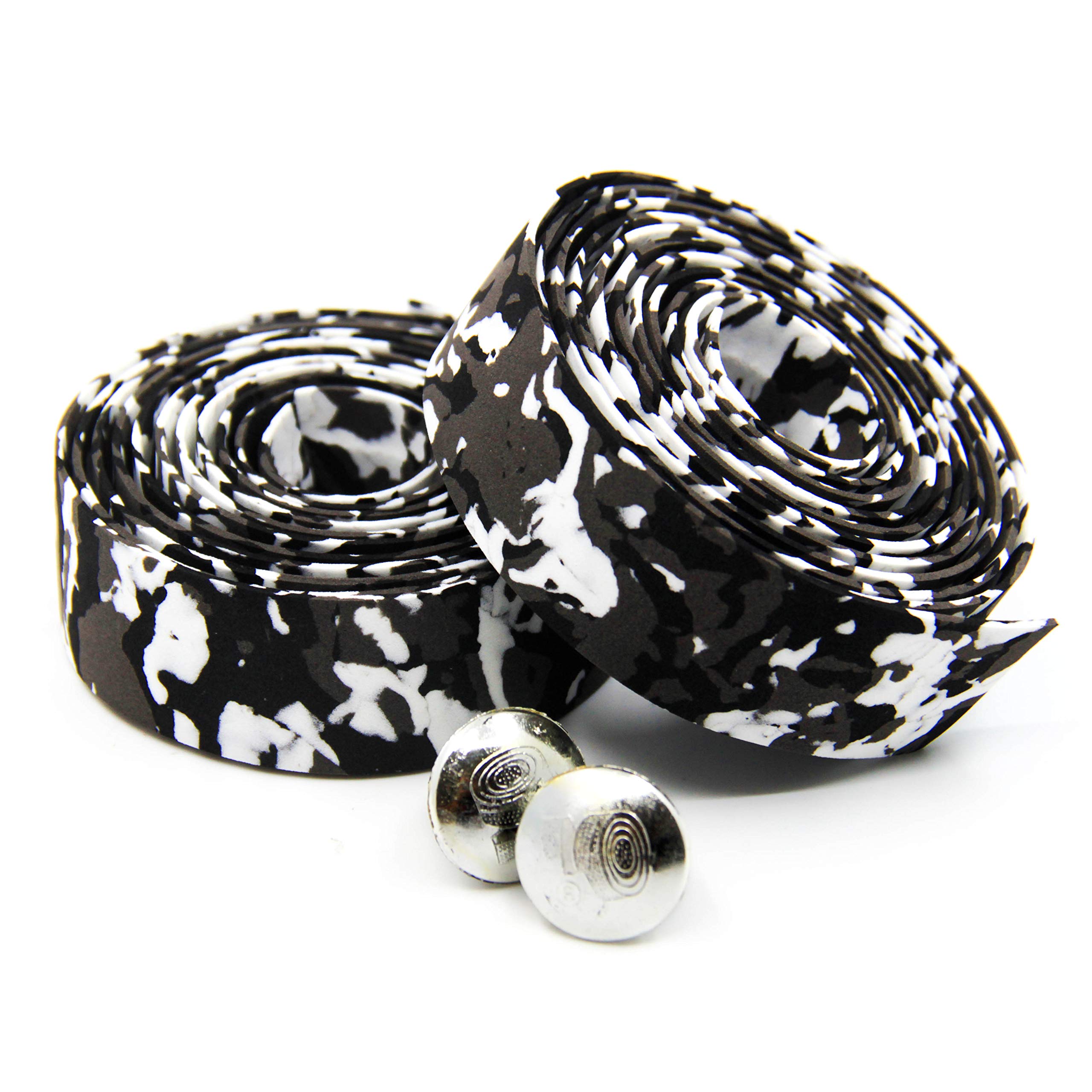 YAVO-EU Road Bike Handlebar Tape Camouflage Bicycle Cycling Handle Bar Wrap Comfort Series (white camouflage)