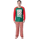 INTIMO Elf The Movie Mens' Buddy I Like Smiling, Smiling's My Favorite Pajama Set (XX-Large)