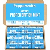 Peppersmith 100% Xylitol Mints, Eucalyptus and Fine English Peppermint, 15 g (Box of 12, Total 300 Mints)