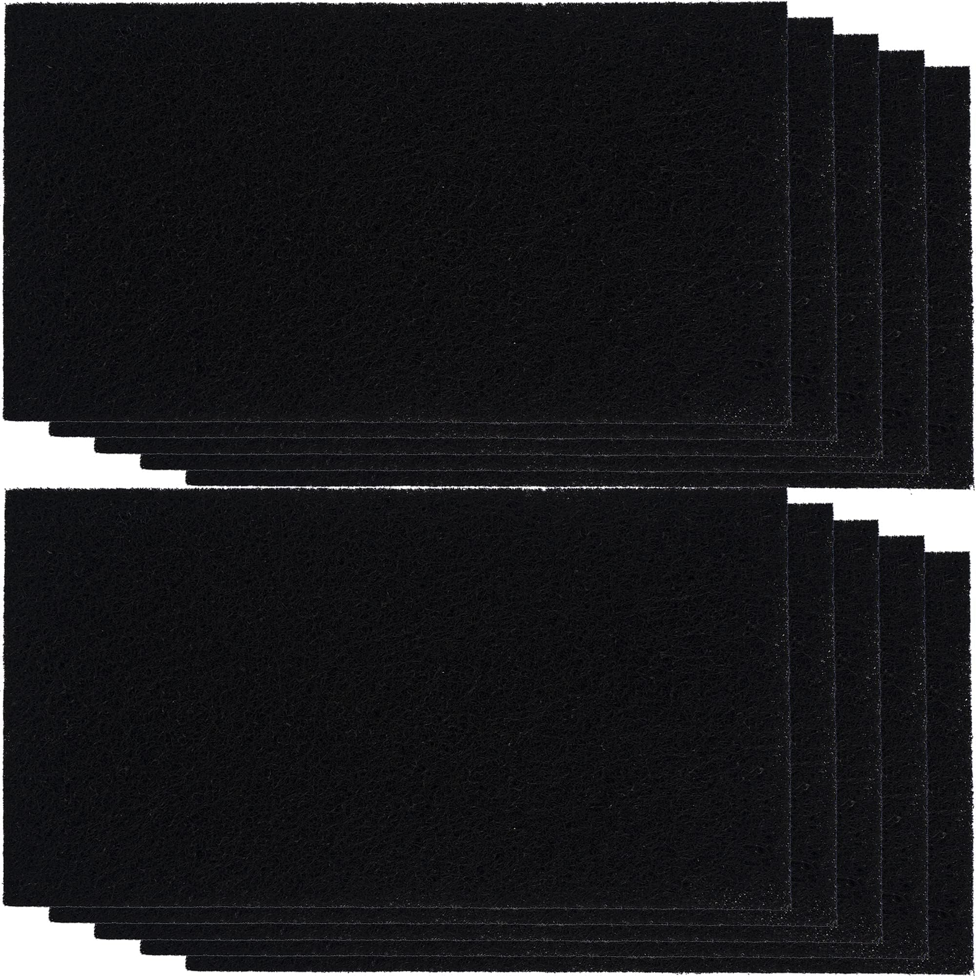 Photo 1 of 10 Pack Cat ter Box Filter Replacement, Activated Charcoal Carbon Odor Filter Inserts, Compatible with Van Ness Corner Enclosed Cat Pan & CP77 Enclosed Sifting Litter Pan