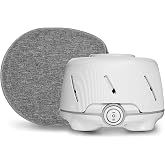 Yogasleep Dohm (White/Gray) &amp; Travel Case (2 Piece Set) The Original White Noise Machine with Natural Sound from a Real Fan, Sleep Aid &amp; Noise Cancelling For Adults &amp; Baby, Office Privacy &amp; Meditation
