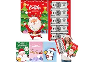 Meiidoshine 4 Pack Extra Large Christmas Envelope Money Holder Gifts with Cash Card Slots, 14x9 Inch Oversize Surprise Cash Card Holders for Kids Adults, Fun Ways to Give Money Ideas