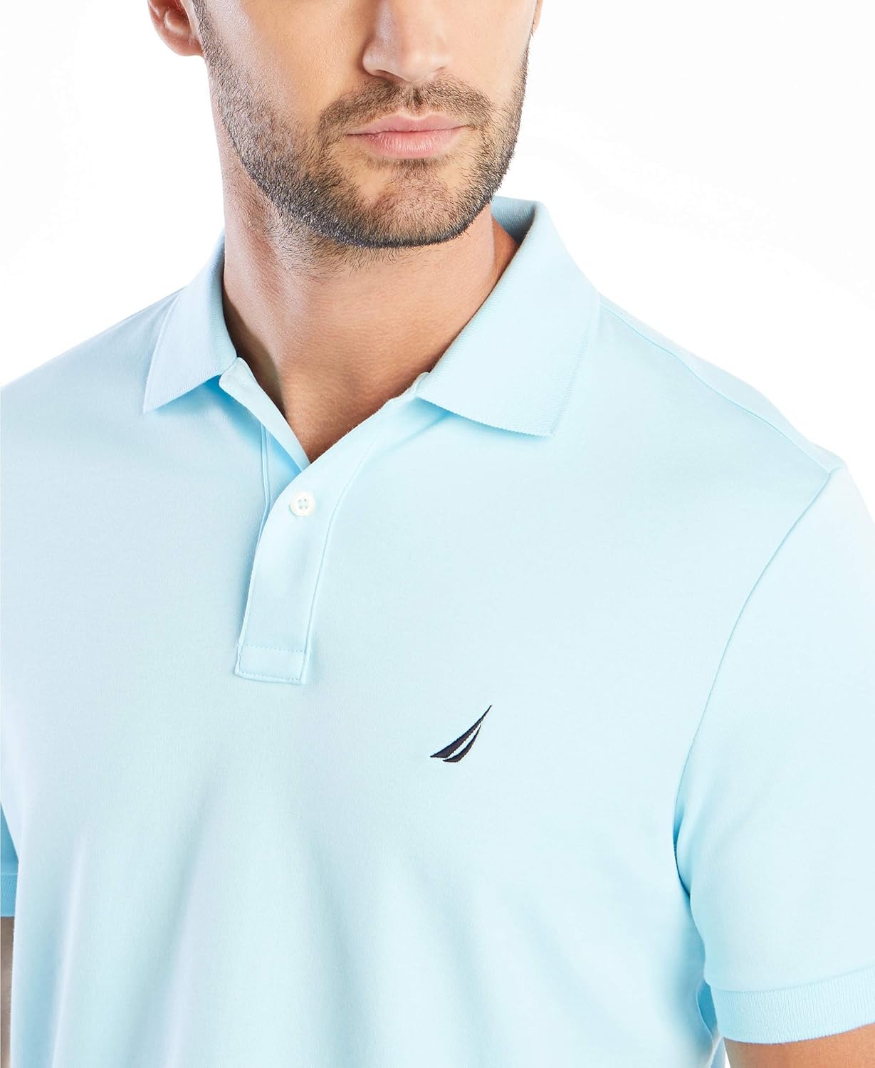 Nautica Men's Classic Fit Short Sleeve Solid Soft Cotton Polo Shirt at  Men’s Clothing store