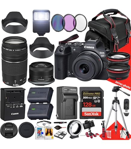 Amazon.com : Canon EOS R7 Mirrorless Camera with 18-45mm and 55