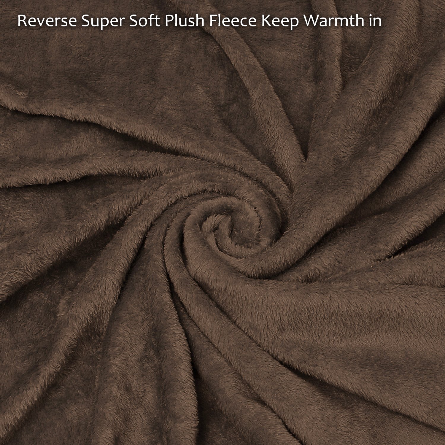 Adults Wearable Blanket with Sleeves Arms,Soft Cozy Plush Fleece Wrap Throws Blanket Robe for Women and Men Brown By Catalonia