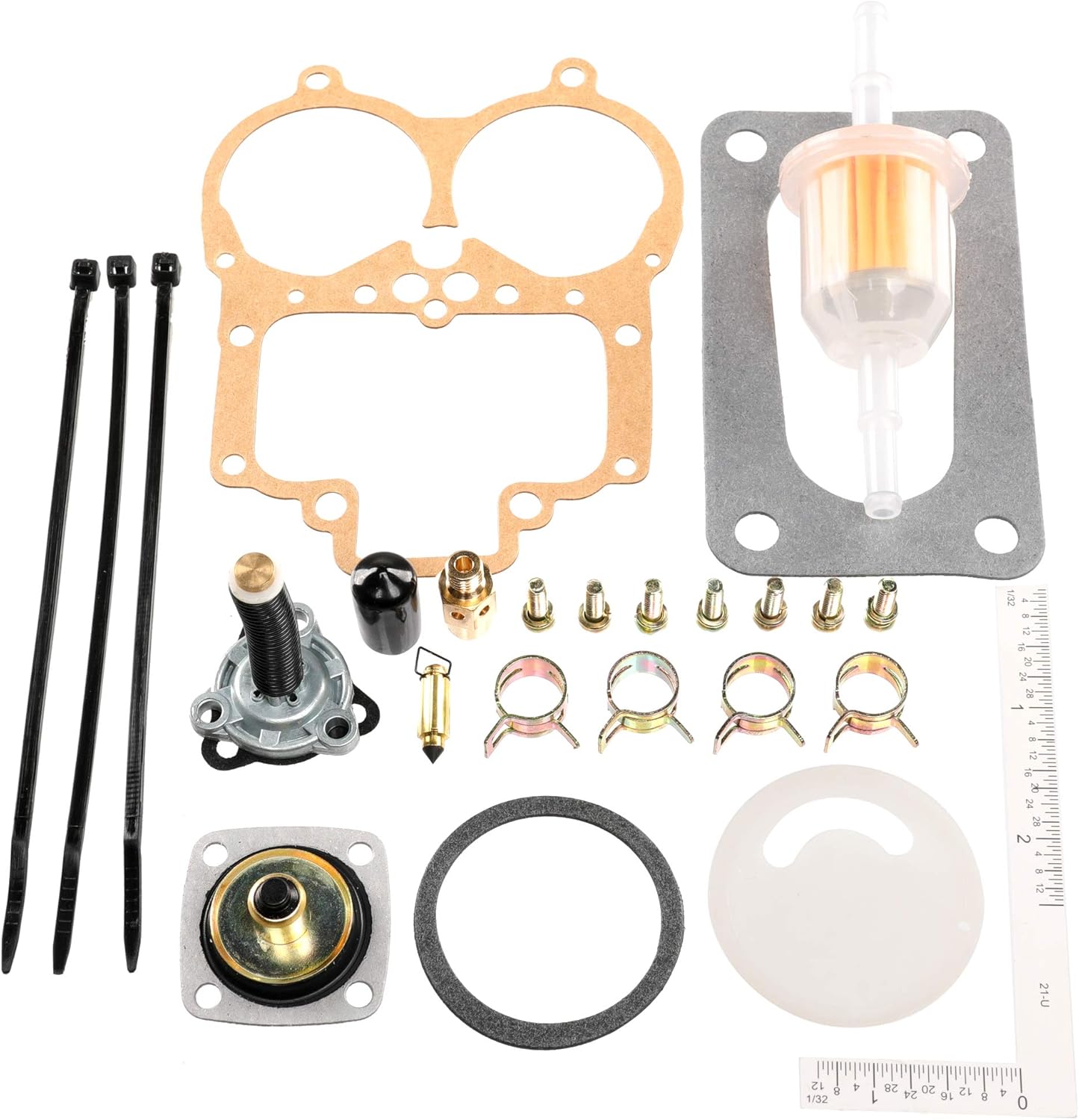 Unepart Carburetor Rebuild Kit for Weber 32 36 DGV DGAV DGEV Carburetor Replaces 92-3237-05: Automotive