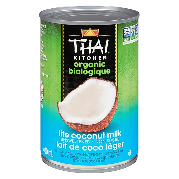 THAI KITCHEN ORGANIC UNSWEETENED LITE COCONUT MILK, 13.66 FL OZ