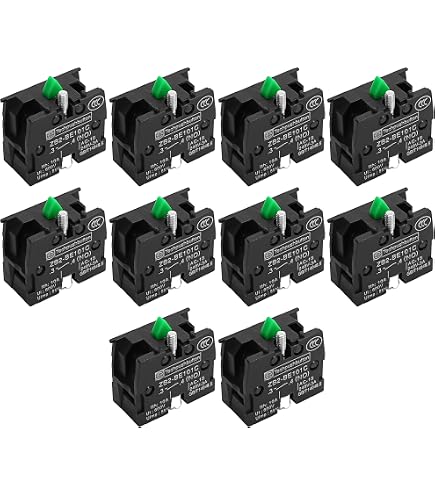 uxcell 22mm Latching 2 NO Three 3-Position Rotary Selector Select