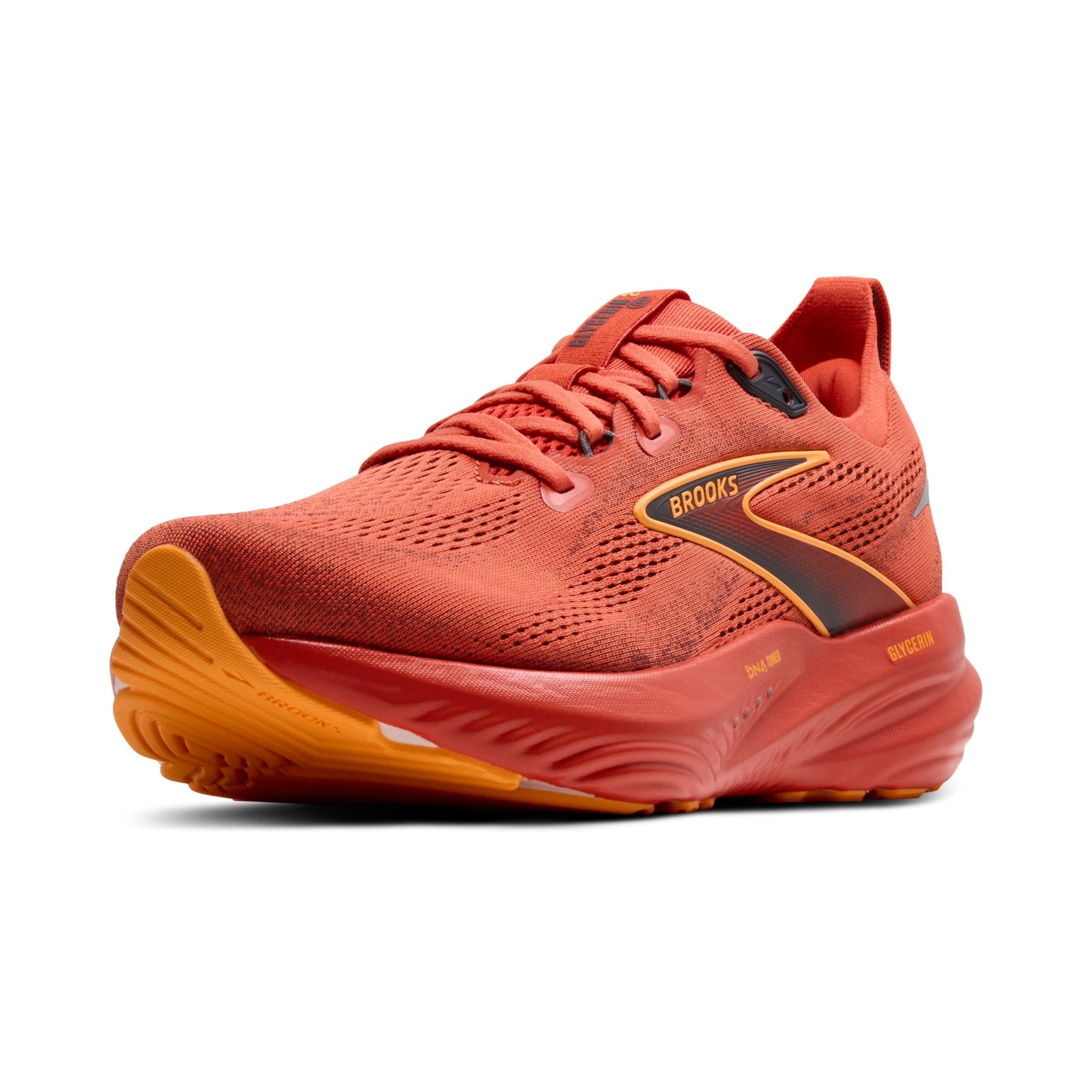 Brooks Men’s Glycerin 22 Neutral Running Shoe - Burnt Sienna/Ebony/Orange - 9.5 Medium Image Brooks Men’s Glycerin 22 Neutral Running Shoe - Burnt Sienna/Ebony/Orange - 9.5 Medium Image