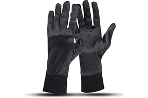 Hugger 100% Stretch Silk Glove Liner Adds 30% Heat to All Winter Sports Gloves