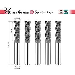 SPEED TIGER Micrograin Carbide Square End Mill - 4