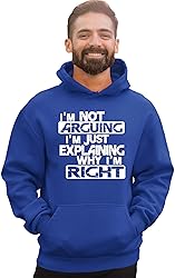 Go All Out 3X-Large Royal Mens I'm Not Arguing I'm
