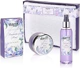 BRUBAKER Cosmetics Lavender Mint 12 Piece Bath Gift Set in Jute Box view 3