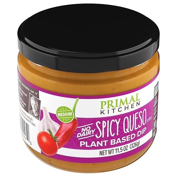 PRIMAL KITCHEN DIP QUESO SPICY 11.5 OZ