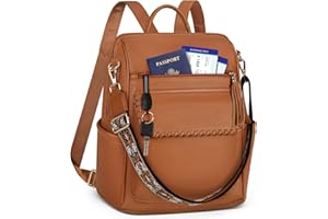 Backpack Purse for Women Leather Designer Ladies Shoulder Bag Travel Backpack Fashion Backpack Purse