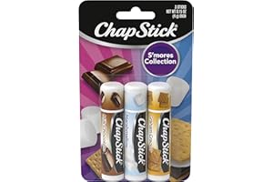 ChapStick S'more Collection Variety Pack Lip Balm Tube, Lip Care, 0.15 Ounce (Pack of 3)