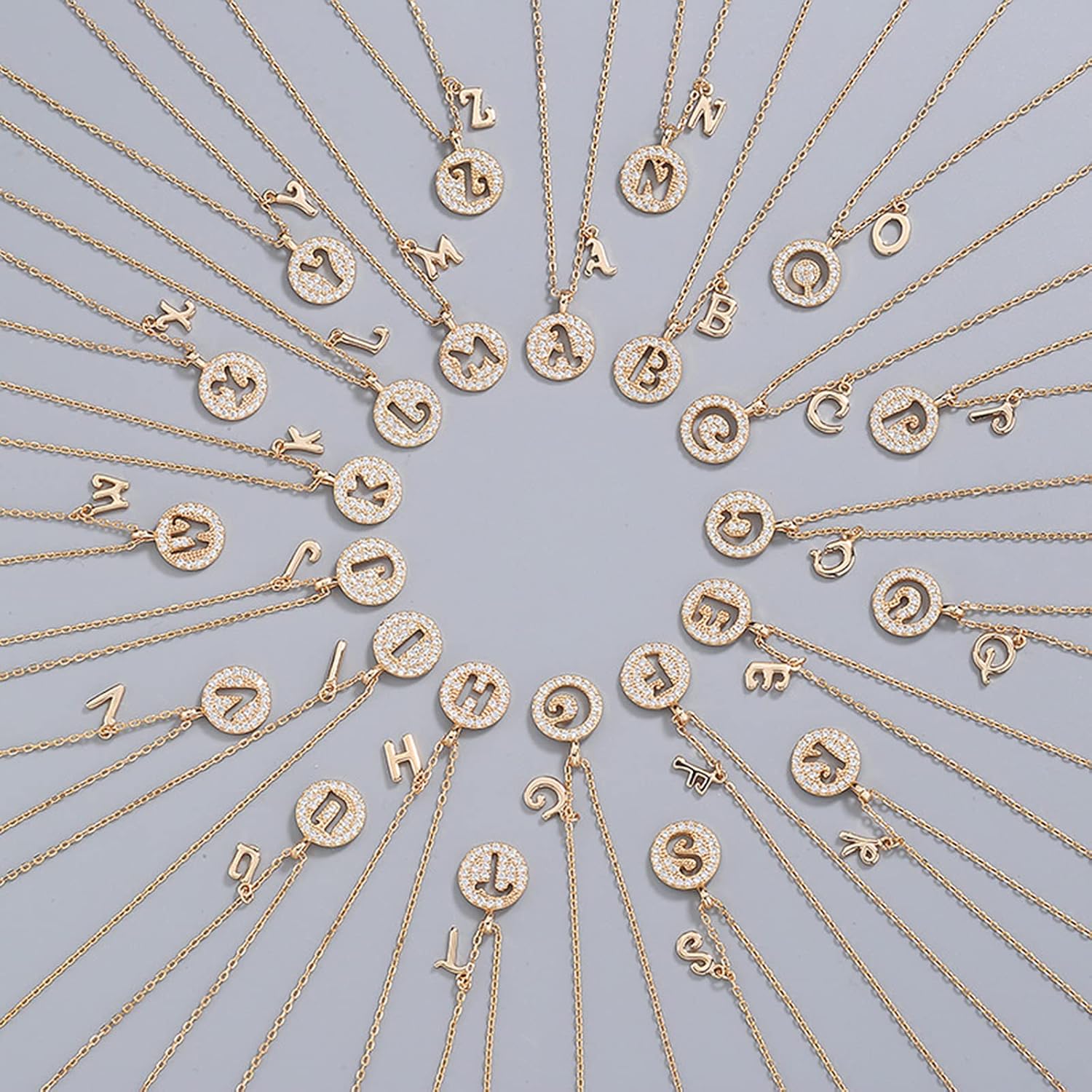 Tiny Gold Initial Heart Necklaces For Girls(2 Styles/Set) ,14k Gold/ Rose Gold Filled Heart Pendant Handmade Dainty Heart/Hollow Of The Initial Letter Necklaces For Teen Girls Kids Jewelry Gifts (Set-J): Clothing