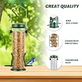 Urban Deco Green 3 Pack Fat Ball Bird Feeder Metal Hanging Station view 4