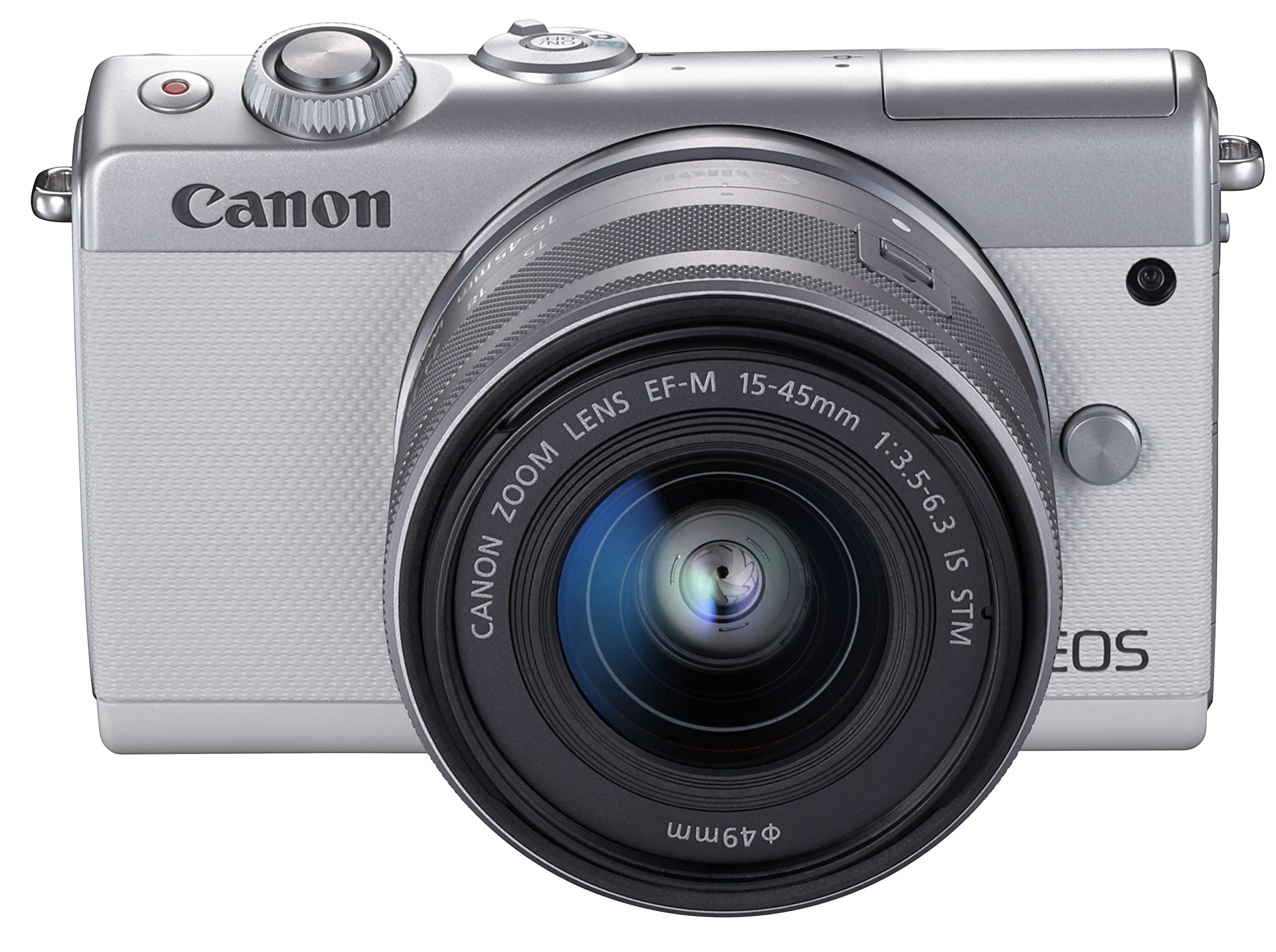 Canon EOS M100 ホワイト EF-M15-45 IS STM Canon Mirrorless SLR Camera EOS M100 EF-M15-45 IS STM Lens