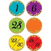 Teacher Created Resources Confetti Colorful Calendar Days (TCR8731)