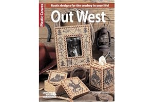 Leisure Arts Plastic Canvas Out West Cross Stitch Book, Plastic Canvas Books and Patterns, Patterns, Books, Crafts