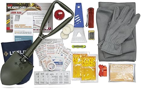 Amazon Com Lifeline 4390aaa Aaa Severe Weather Road Safety Kit 66
