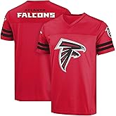 FOCO NFL Men's Officially Licensed Primary Logo Wordmark Game Day Football V-Neck Top