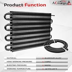 8 Pass Ultra-Cool Tube and Fin Transmission Cooler