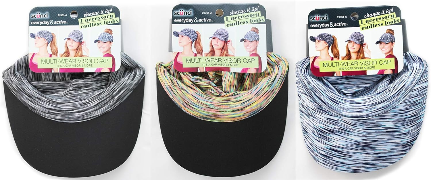 Scunci Everyday & Active TieDye Wide Head Wrap Headband Cover Multi