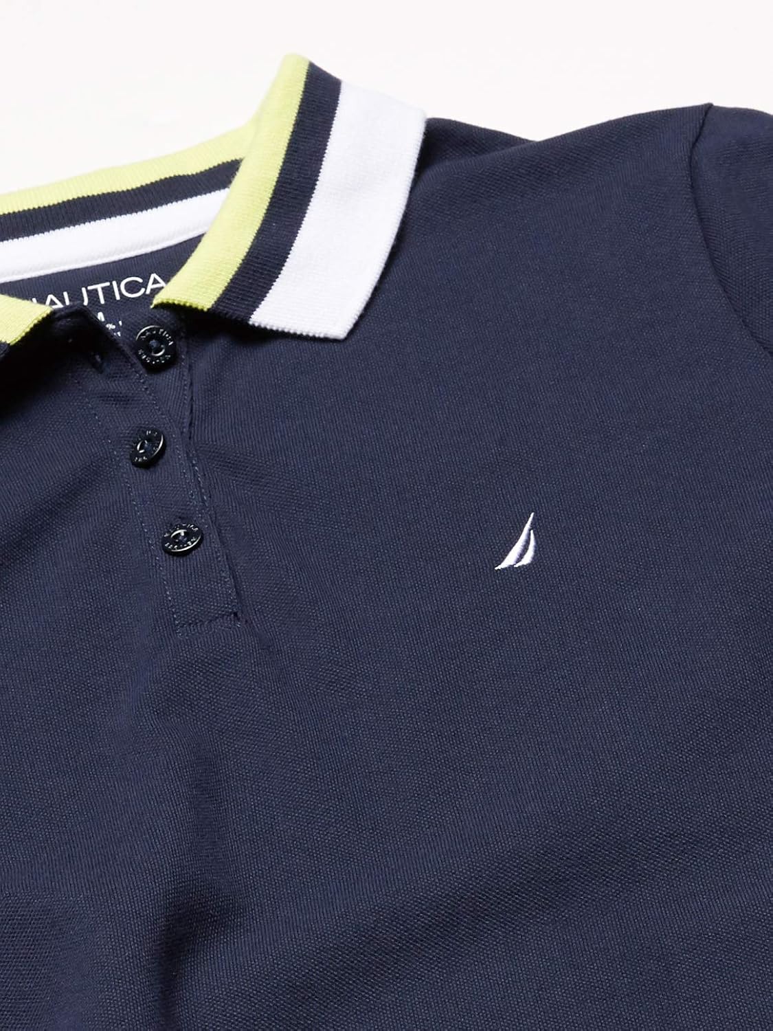 Nautica Women's Stretch Cotton Polo Shirt at  Women’s Clothing store