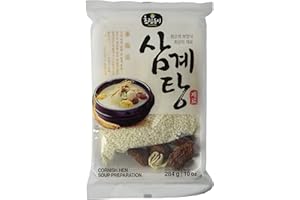 CRAZY KOREAN SHOPPING Samgyetang Ingredient Kit (Ginseng, Jujube, Chest Nut and Sweet Rice), 1-2 Person Servings By Choripdong