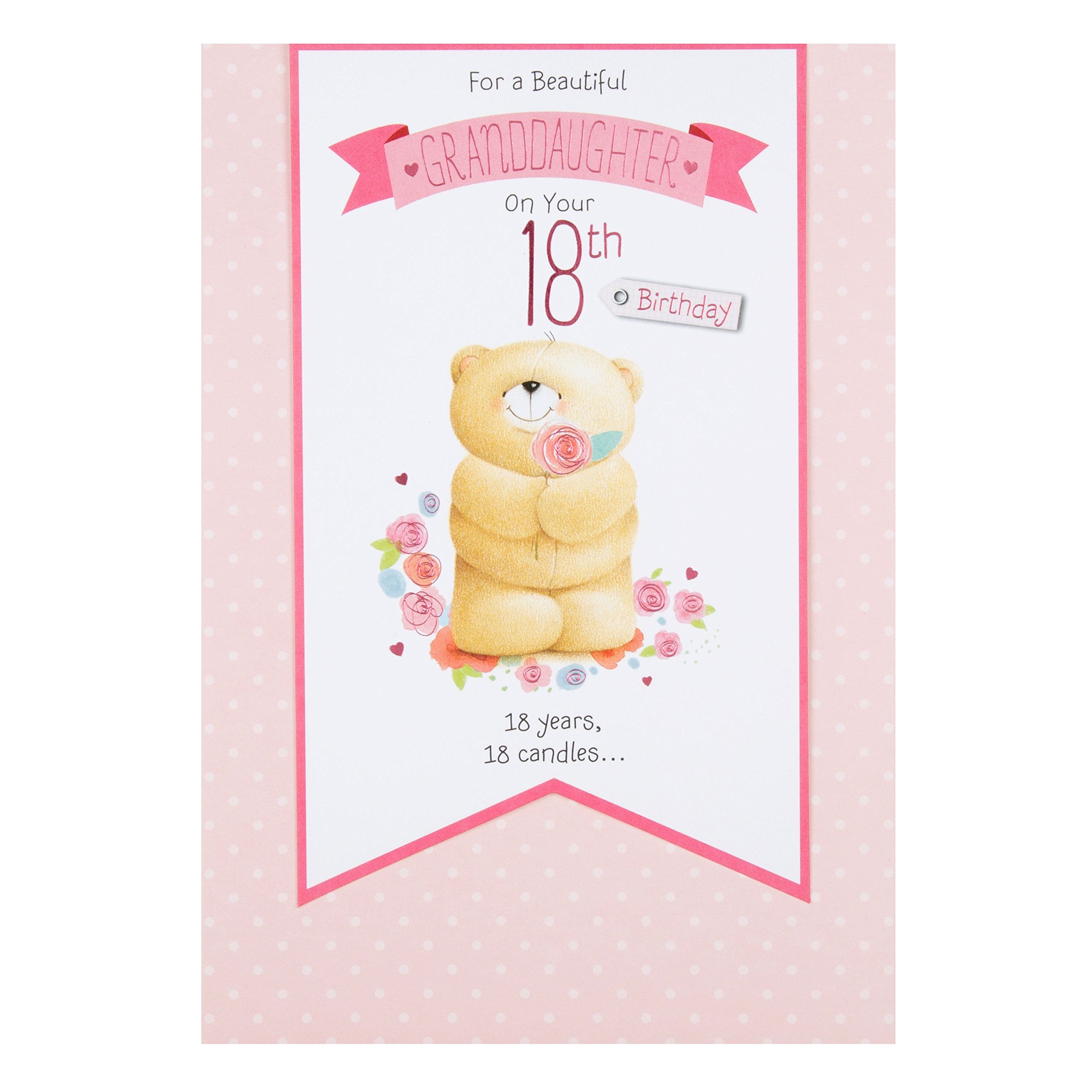 Hallmark Forever Friends 18th Birthday Card "18 Years, 18 Candles" - Medium
