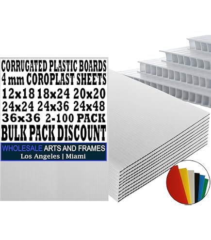 Blank Corrugated Plastic Signs