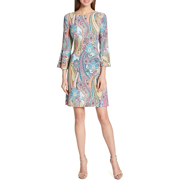 Tommy Hilfiger Women's Flutter-Sleeve Scuba Dress (12, Bloom) at Amazon  Women's Clothing store
