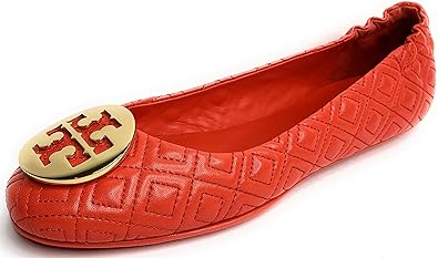 tory burch red minnie flats
