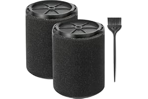 Gazeer 2-Pack VF7000 Filter for Ridgid Shop Vac,Compatible with Ridgid 5-20 Gallon and Husky 6-9 Gallon Wet/Dry Vacuums,Foam Wet Vacuum Filter Replacement for Wet Applications Only