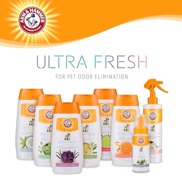ARM & HAMMER FOR PETS ULTRA FRESH WATERLESS BATH SPRAY IN WHITE JASMINE SCENT | DRY DOG SHAMPOO, DEODORIZER