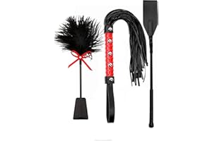 Fetish Sex Toys BDSM Starter Kit Sex Whip for Spanking Adults Sets Feather Tickler for People(HT-1T)