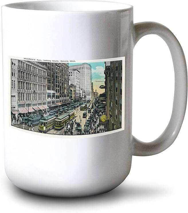 Lantern Press Detroit, Michigan Woodward Avenue South