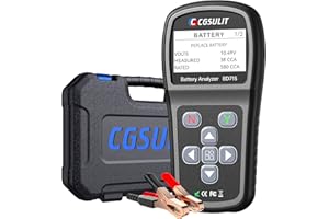 24V 12V Car Battery Tester, CGSULIT BD715 Load Tester for 100-2000 CCA Charging Cranking System Digital Battery Analyzer Alternator Tester for Car Heavy Duty Truck Motorcycle ATV SUV Boat Yacht Marine