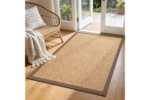 YDKGL Washable Runner Rug 3x5 Jute Like Entryway Indoor Runner Mat Rugs Non Slip, Woven Soft Farmhouse Area Boho Floor Carpet