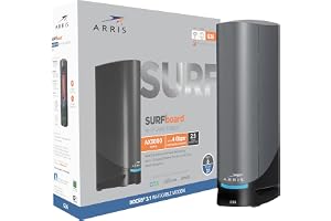 ARRIS Surfboard G36 Multi-Gigabit Cable Modem & AX3000 Wi-Fi Router with 2.5 Gbps Ethernet Port, Approved for Cox, Spectrum, Xfinity & Others, black (Renewed)