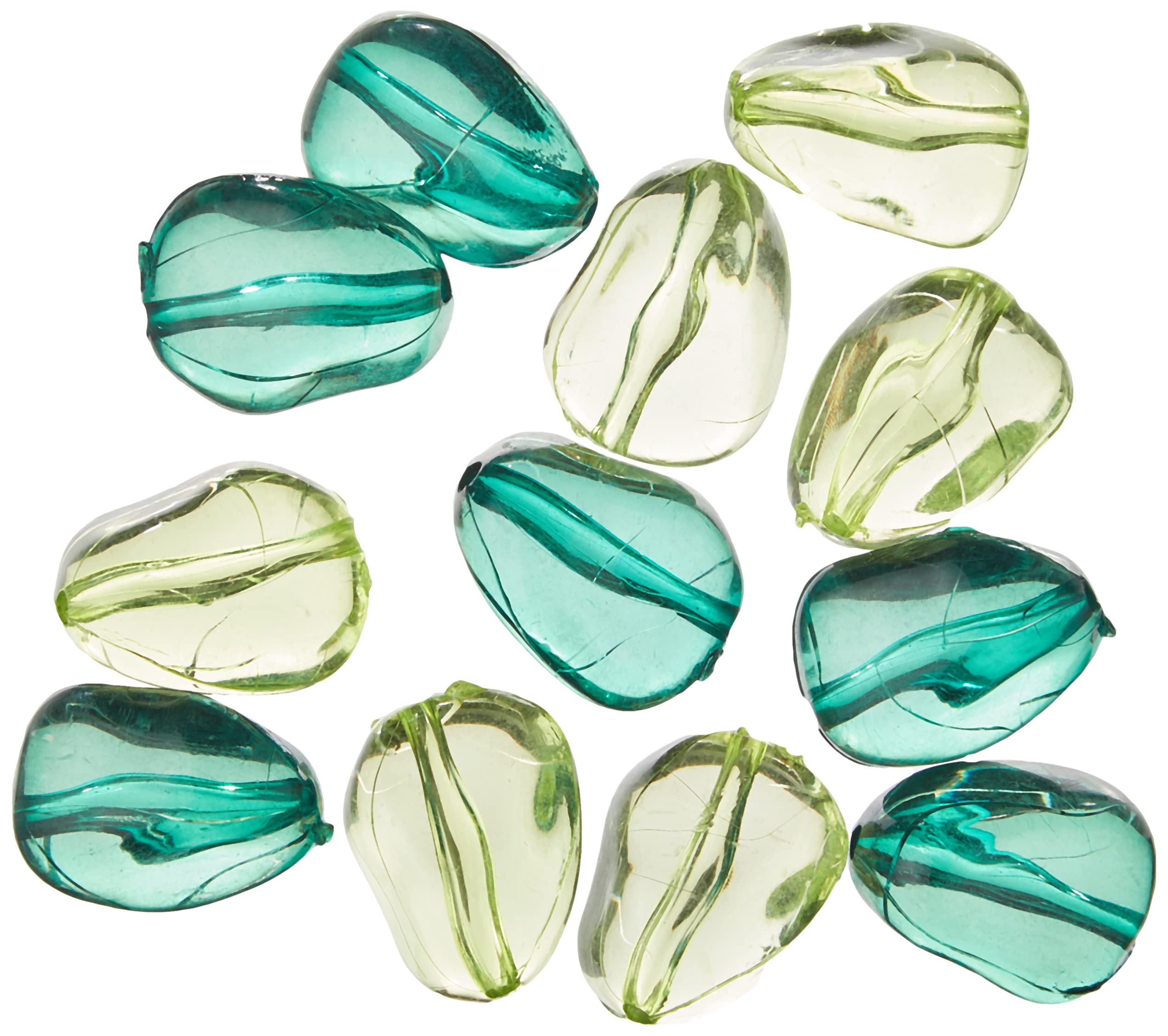 Glorex Nuggets, Plastic, green, 13 x 9.5 x 2 cm