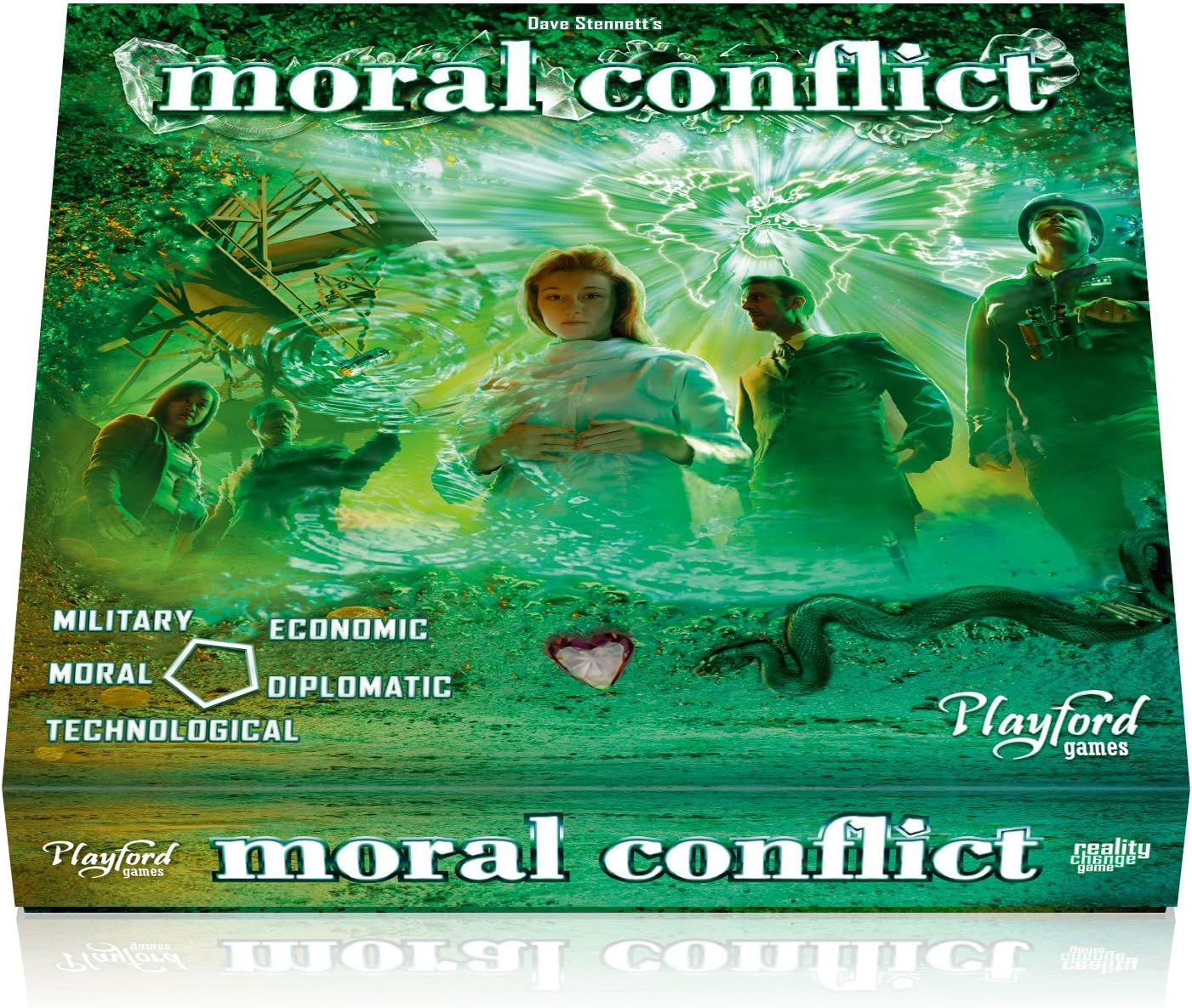 Moral Conflict Strategy Board Game - a Unique Blend of Civilization Game and War Game