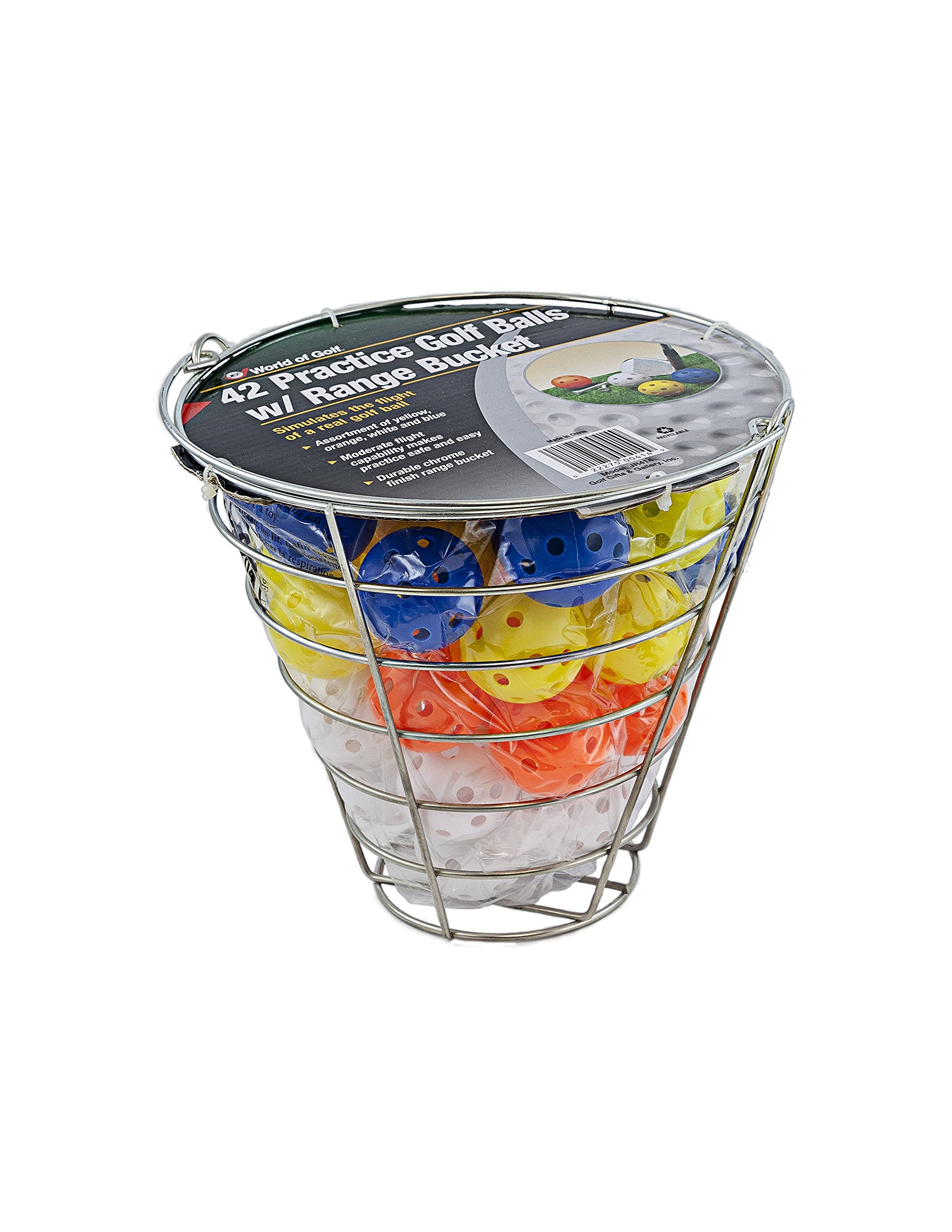 Jef World of Golf Gifts and Gallery, Inc. Pelotas de práctica de golf (42 bolas multicolores)