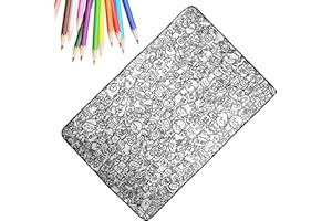 Color Your Own Blanket,DIY Washable Sofa Throws | Washable Soft Blankets - for Boys Girls Families Craft Lovers Preschools Bi