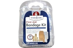 THERA CARE Thera|Care First Aid Bandage Kit | Assorted, 36 Count