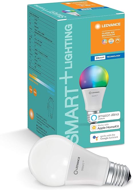 Amazon Ledvance Smart Amazon Japan 限定販売スマートled電球 Google Home Apple Homekit Siriと互換性のあるスマートled電球 Bluetooth接続 Rgb フルカラー カラフル 電球色 昼光色 E26口金対応 800lm 10 5w 追加接続器不要 Smartbta60rgbw Diy 工具 ガーデン