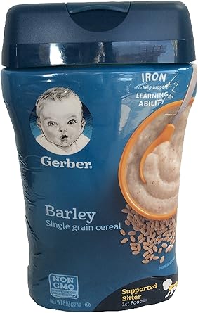 gerber barley baby cereal