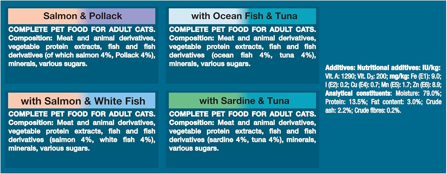 Purina Gourmet Perle Mixed Variety Seaside Duo Adult Wet Cat Food, 12 x 85g, 1.02 kg (Pack of 1) - Image 4